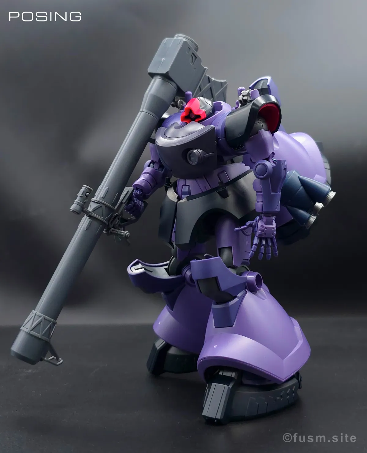HG リック・ドム ガイア機/オルテガ機(GQ) レビュー ポージング 01