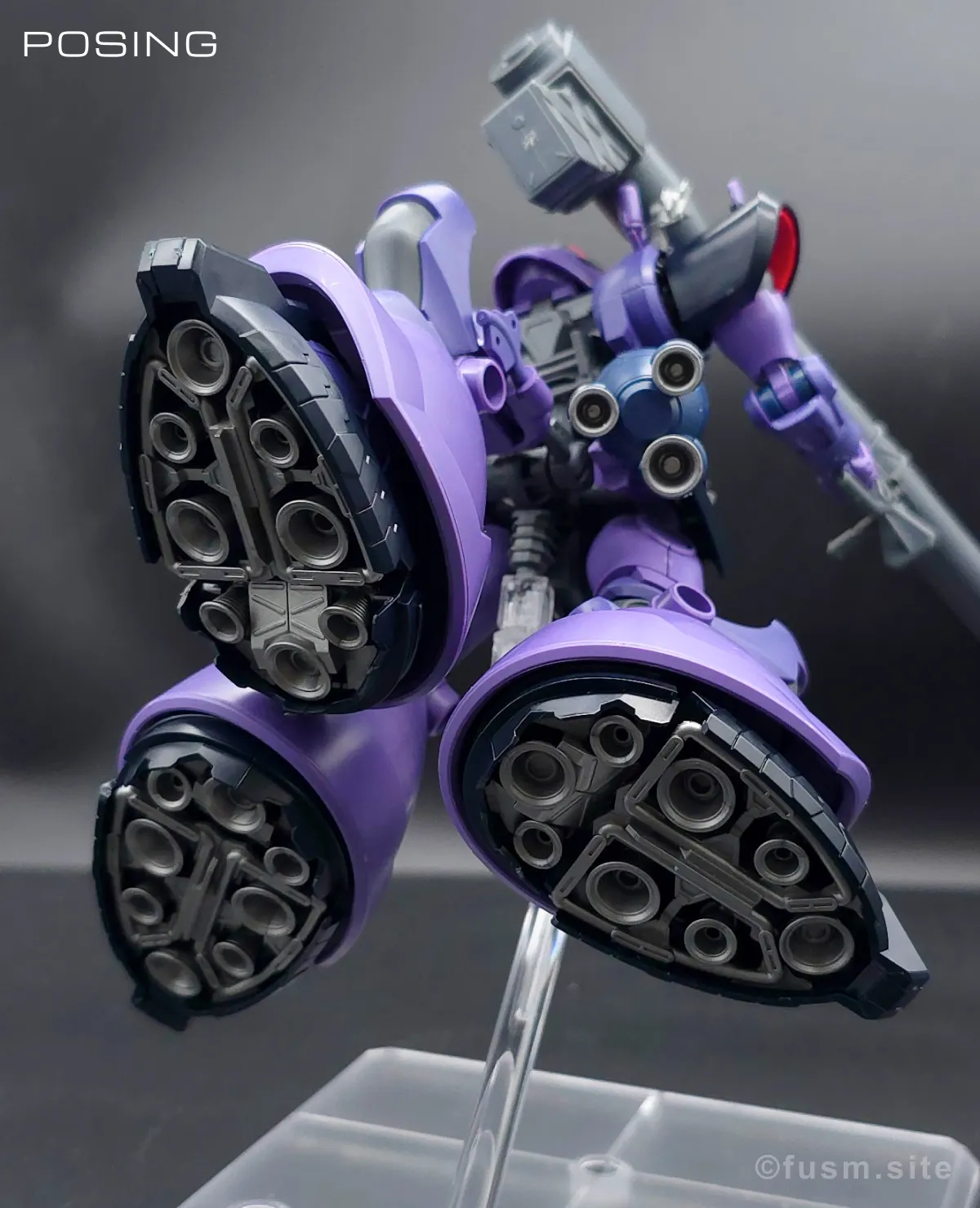 HG リック・ドム ガイア機/オルテガ機(GQ) レビュー ポージング 02