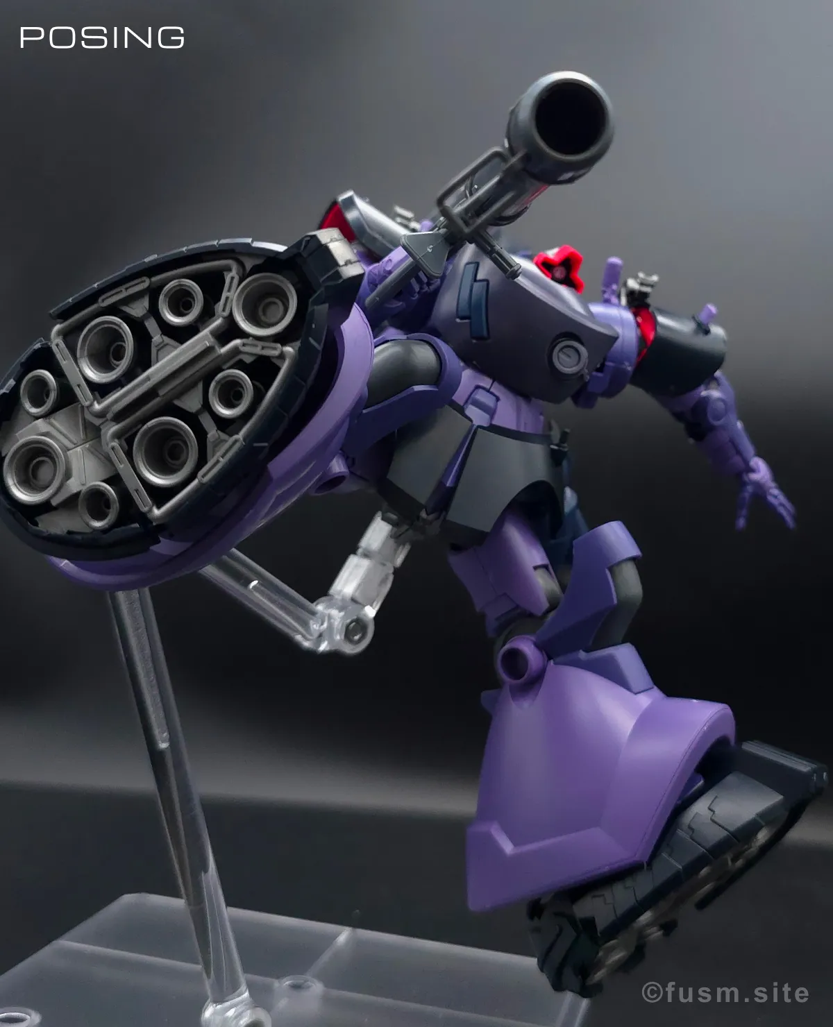 HG リック・ドム ガイア機/オルテガ機(GQ) レビュー ポージング 03