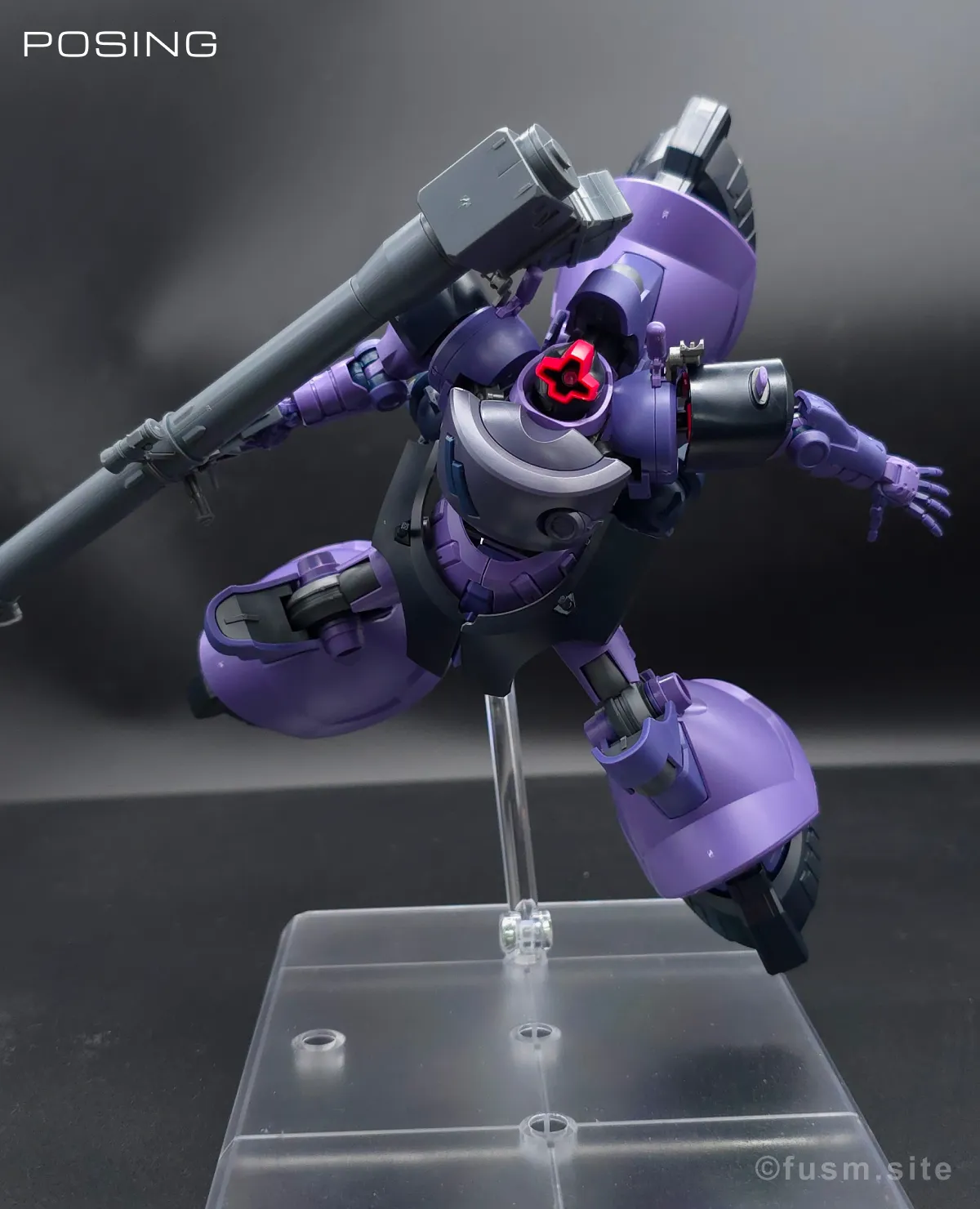 HG リック・ドム ガイア機/オルテガ機(GQ) レビュー ポージング 05