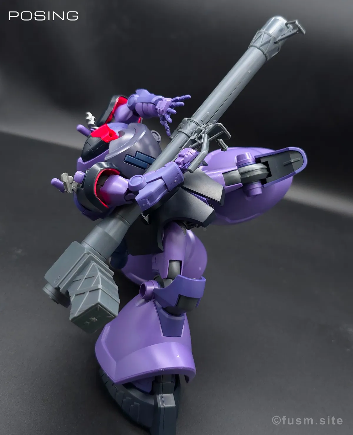 HG リック・ドム ガイア機/オルテガ機(GQ) レビュー ポージング 09