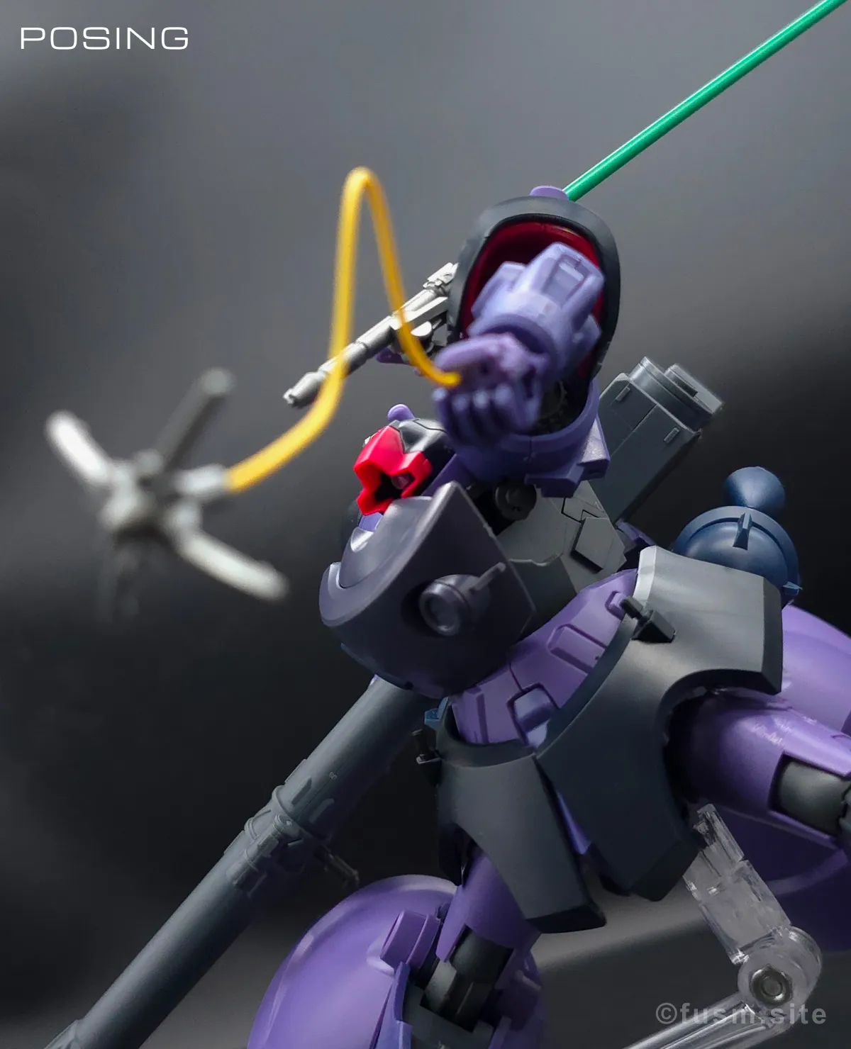 HG リック・ドム ガイア機/オルテガ機(GQ) レビュー ポージング 10