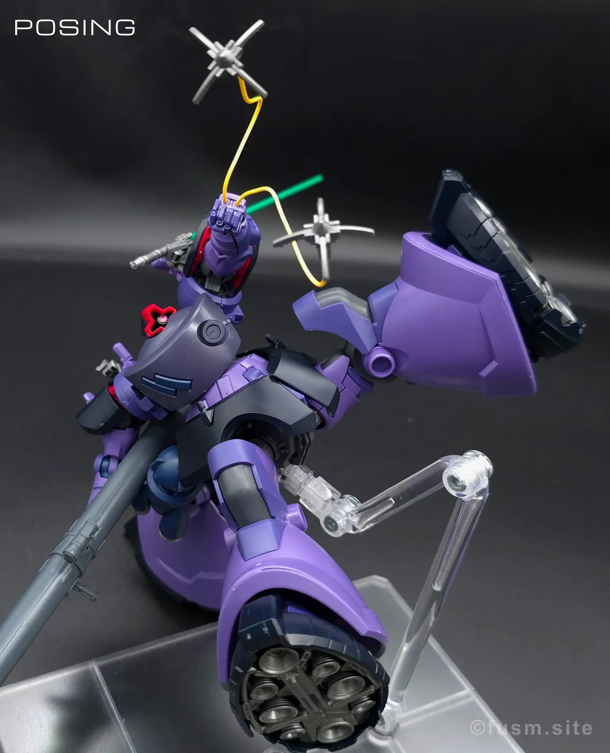 HG リック・ドム ガイア機/オルテガ機(GQ) レビュー ポージング 11