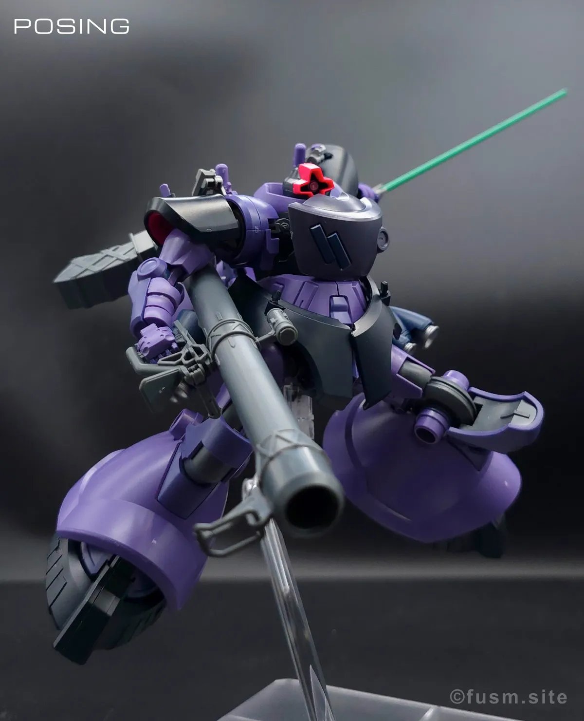 HG リック・ドム ガイア機/オルテガ機(GQ) レビュー ポージング 12