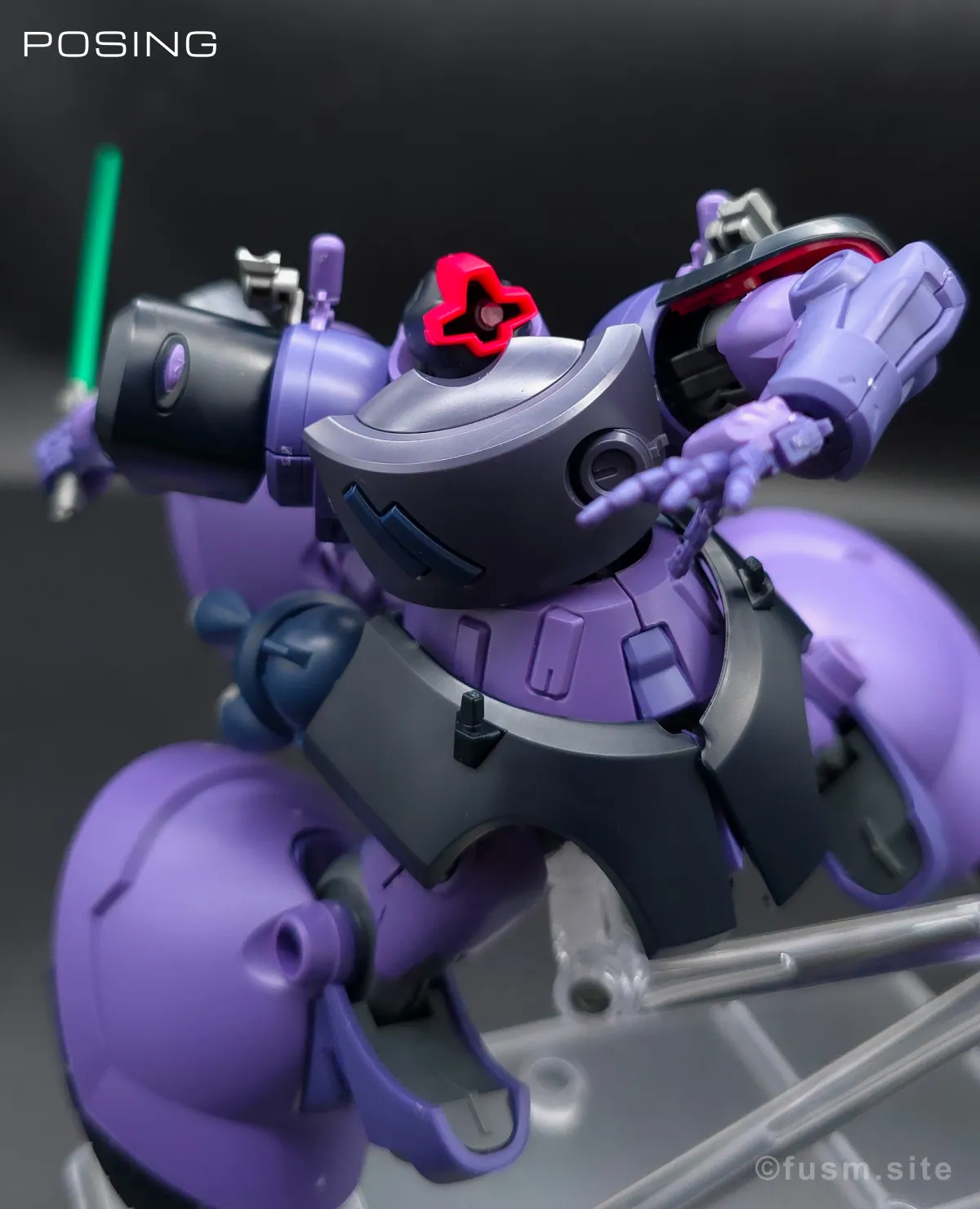 HG リック・ドム ガイア機/オルテガ機(GQ) レビュー ポージング 15