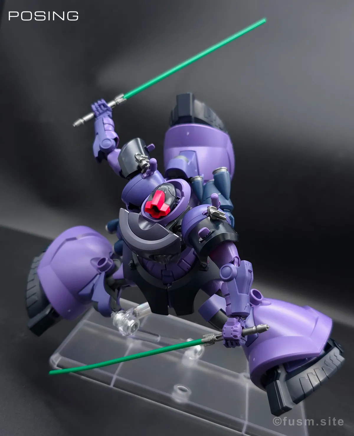 HG リック・ドム ガイア機/オルテガ機(GQ) レビュー ポージング 20