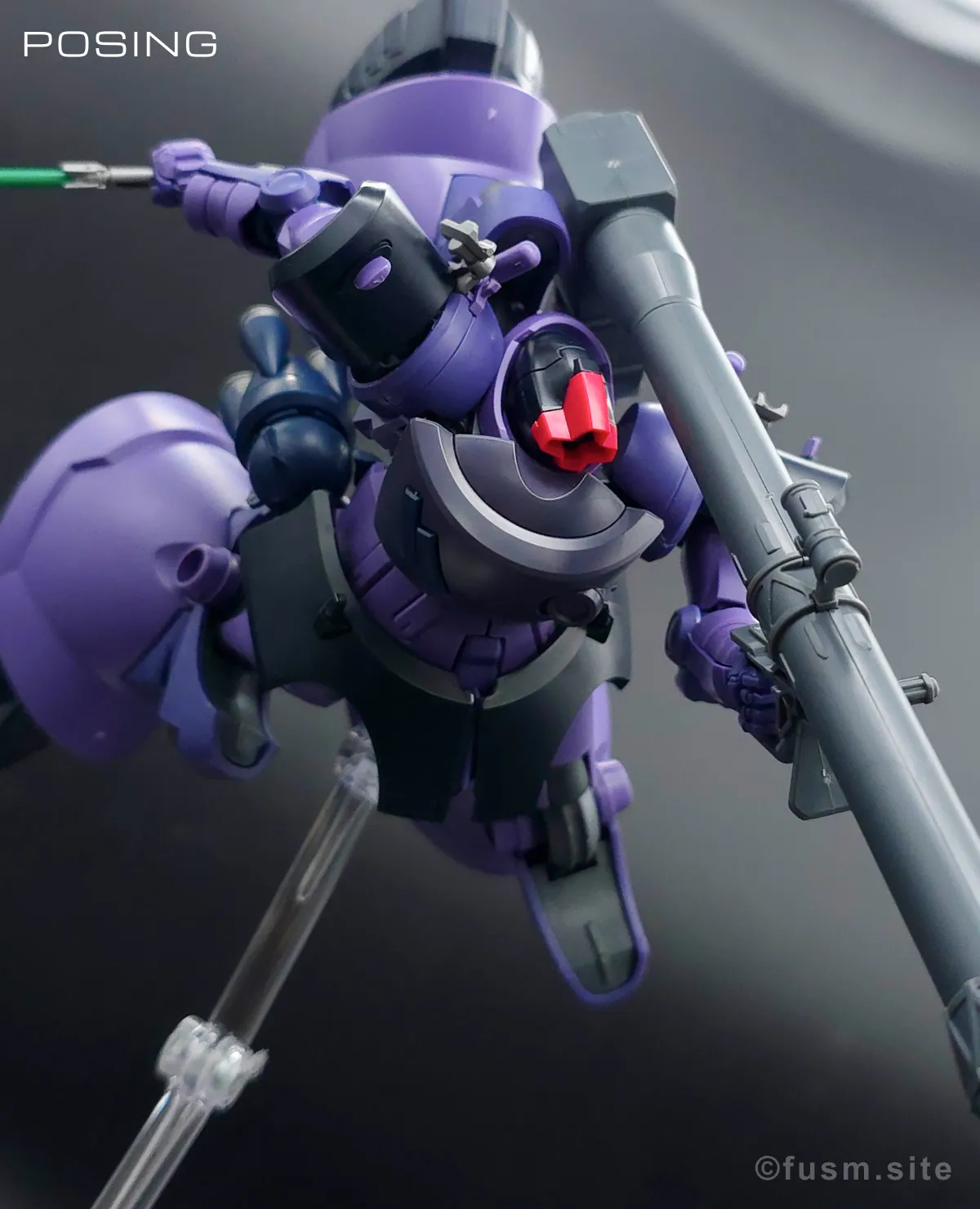 HG リック・ドム ガイア機/オルテガ機(GQ) レビュー ポージング 22