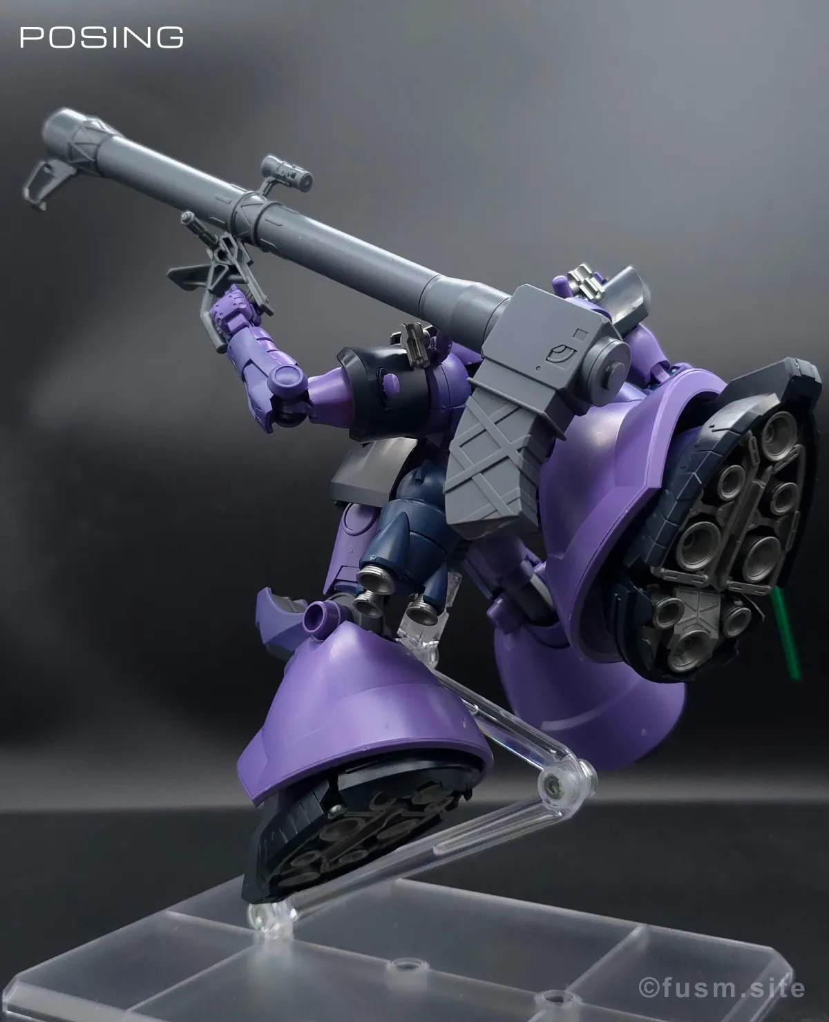 HG リック・ドム ガイア機/オルテガ機(GQ) レビュー ポージング 23