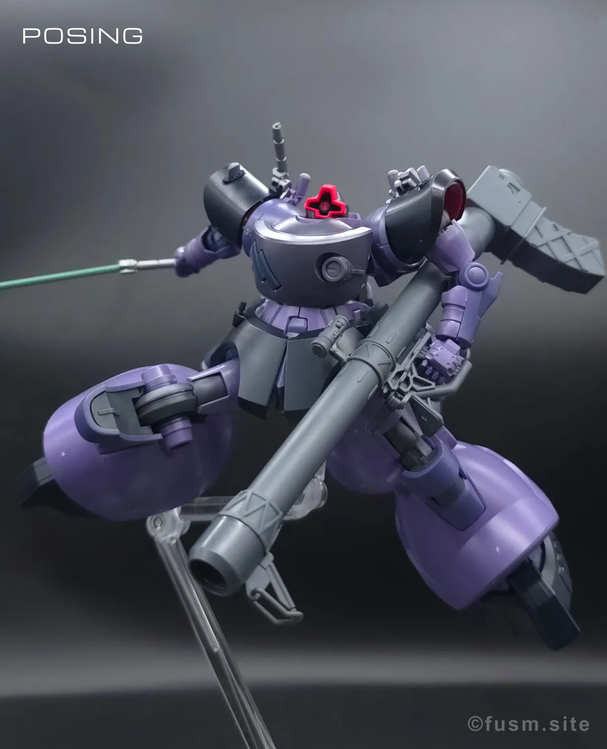 HG リック・ドム ガイア機/オルテガ機(GQ) レビュー ポージング 001