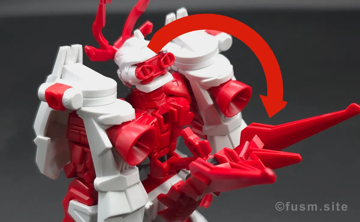 【ガンプラレビュー】HGBF 戦国アストレイ頑駄無 付属品 08