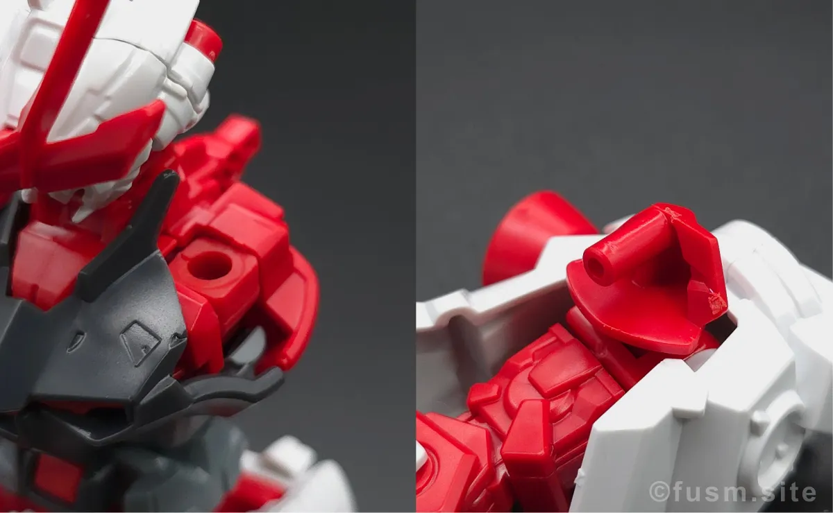 【ガンプラレビュー】HGBF 戦国アストレイ頑駄無 肩ディテール 03