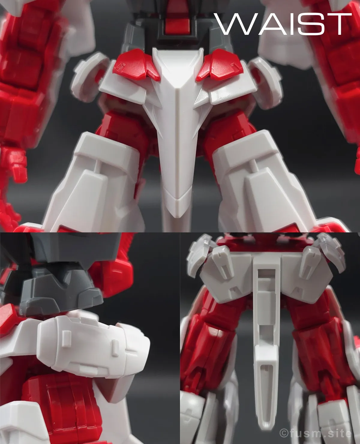 【ガンプラレビュー】HGBF 戦国アストレイ頑駄無 胴体ディテール 03