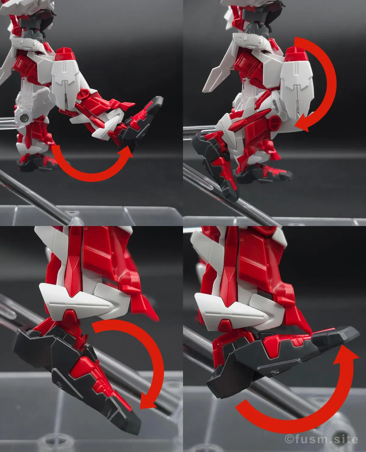 【ガンプラレビュー】HGBF 戦国アストレイ頑駄無 脚部ディテール 可動域 01