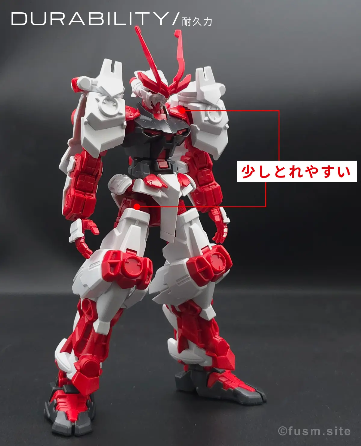 【ガンプラレビュー】HGBF 戦国アストレイ頑駄無 耐久力が弱い箇所 00