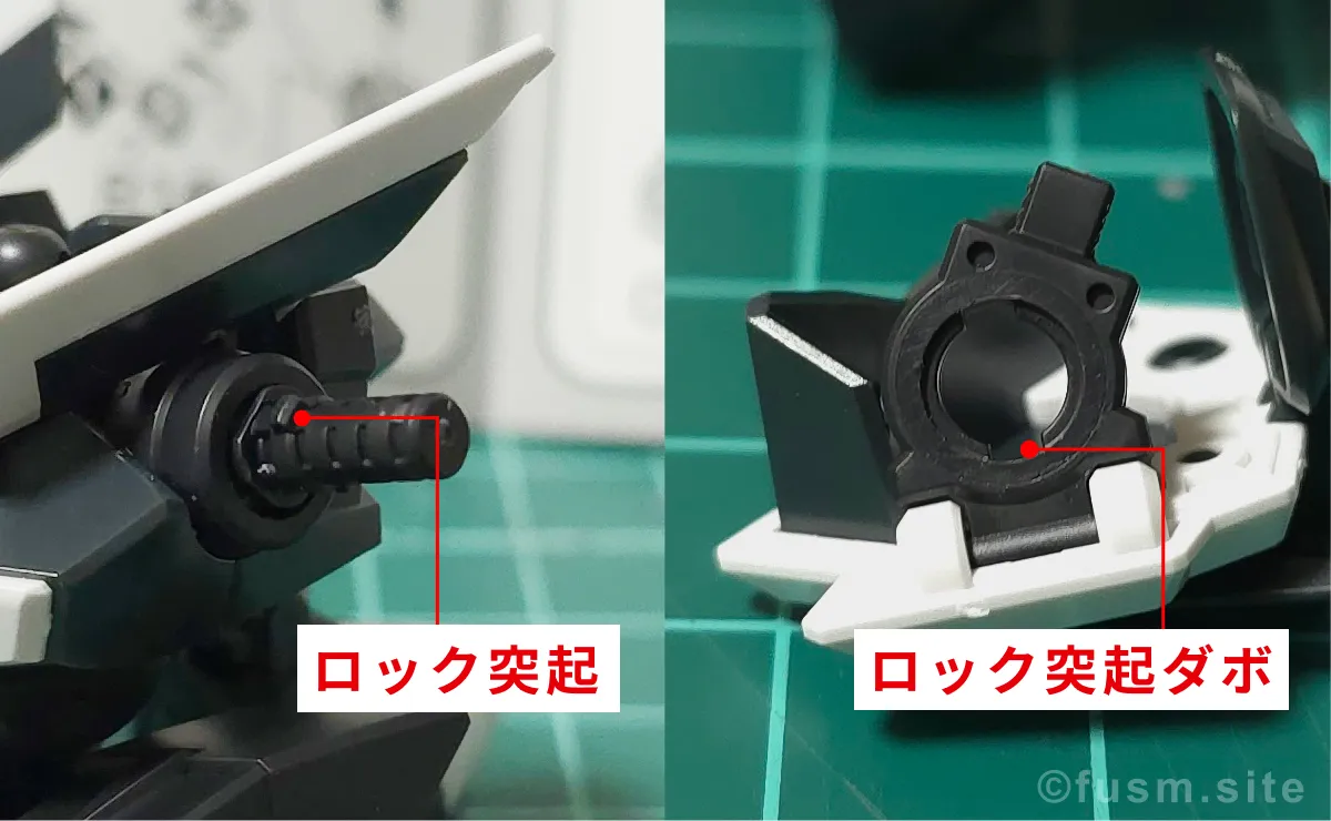 HG グラハム専用ユニオンフラッグカスタムII(GNフラッグ) レビュー パーツ・構造・組み立て 08