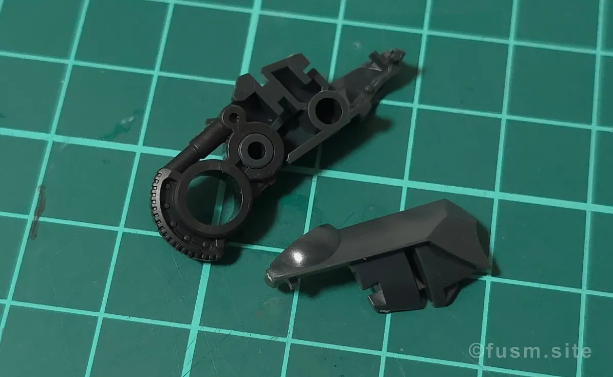 HG グラハム専用ユニオンフラッグカスタムII(GNフラッグ) レビュー パーツ・構造・組み立て 09