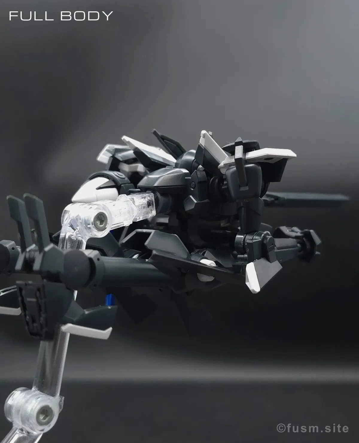 HG グラハム専用ユニオンフラッグカスタムII(GNフラッグ) レビュー 多角的に見た全体の外観・素組み 12