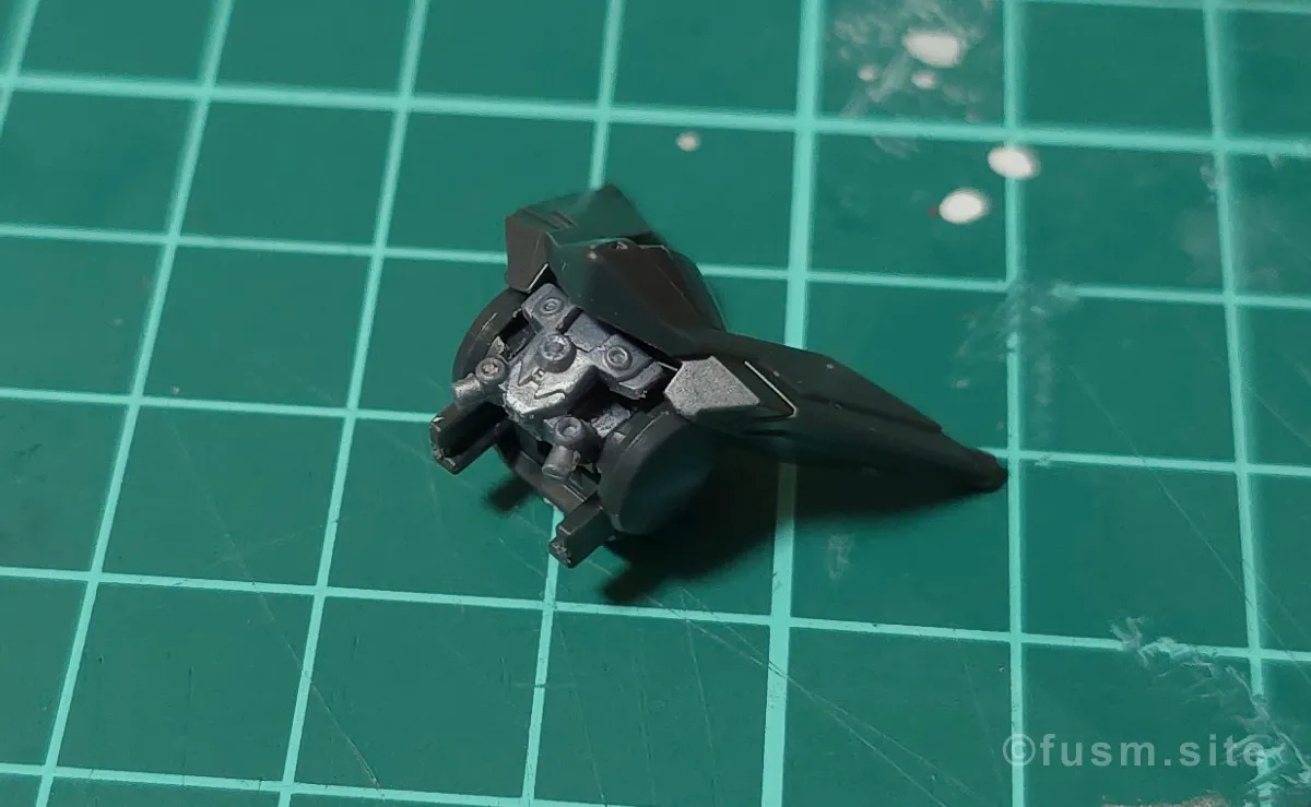 HG グラハム専用ユニオンフラッグカスタムII(GNフラッグ) レビュー 頭部ディテール 02