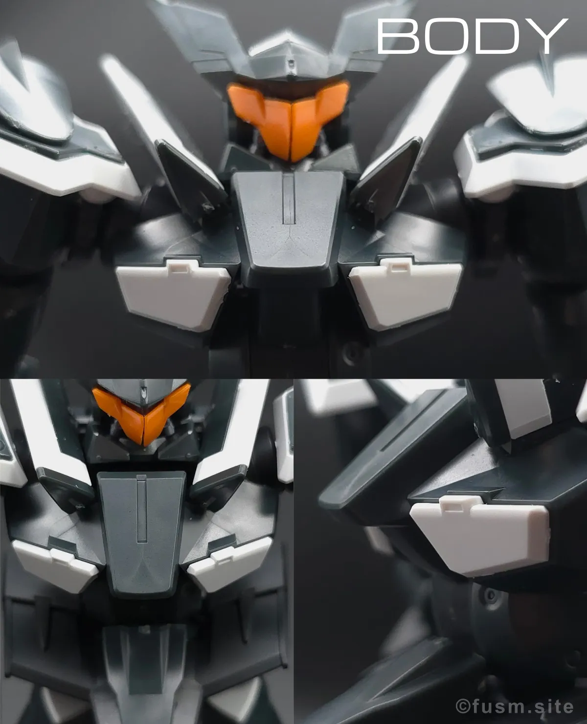 HG グラハム専用ユニオンフラッグカスタムII(GNフラッグ) レビュー 胴体ディテール 01