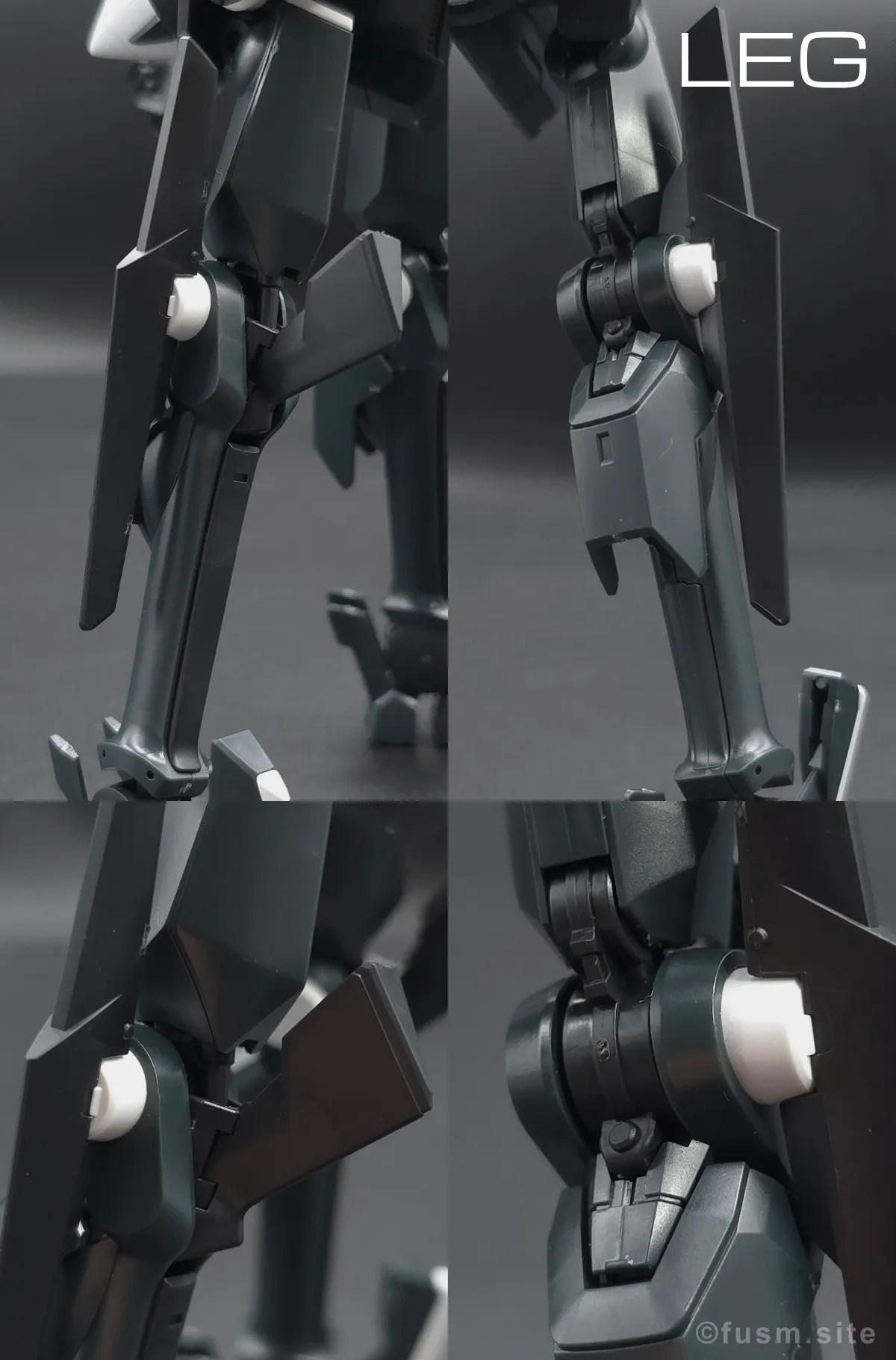 HG グラハム専用ユニオンフラッグカスタムII(GNフラッグ) レビュー 脚部ディテール 01