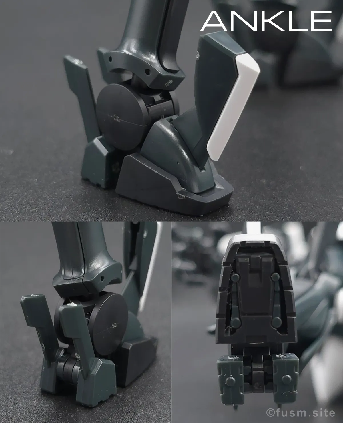 HG グラハム専用ユニオンフラッグカスタムII(GNフラッグ) レビュー 脚部ディテール 02