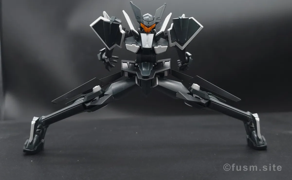HG グラハム専用ユニオンフラッグカスタムII(GNフラッグ) レビュー 脚部ディテール 可動域 05