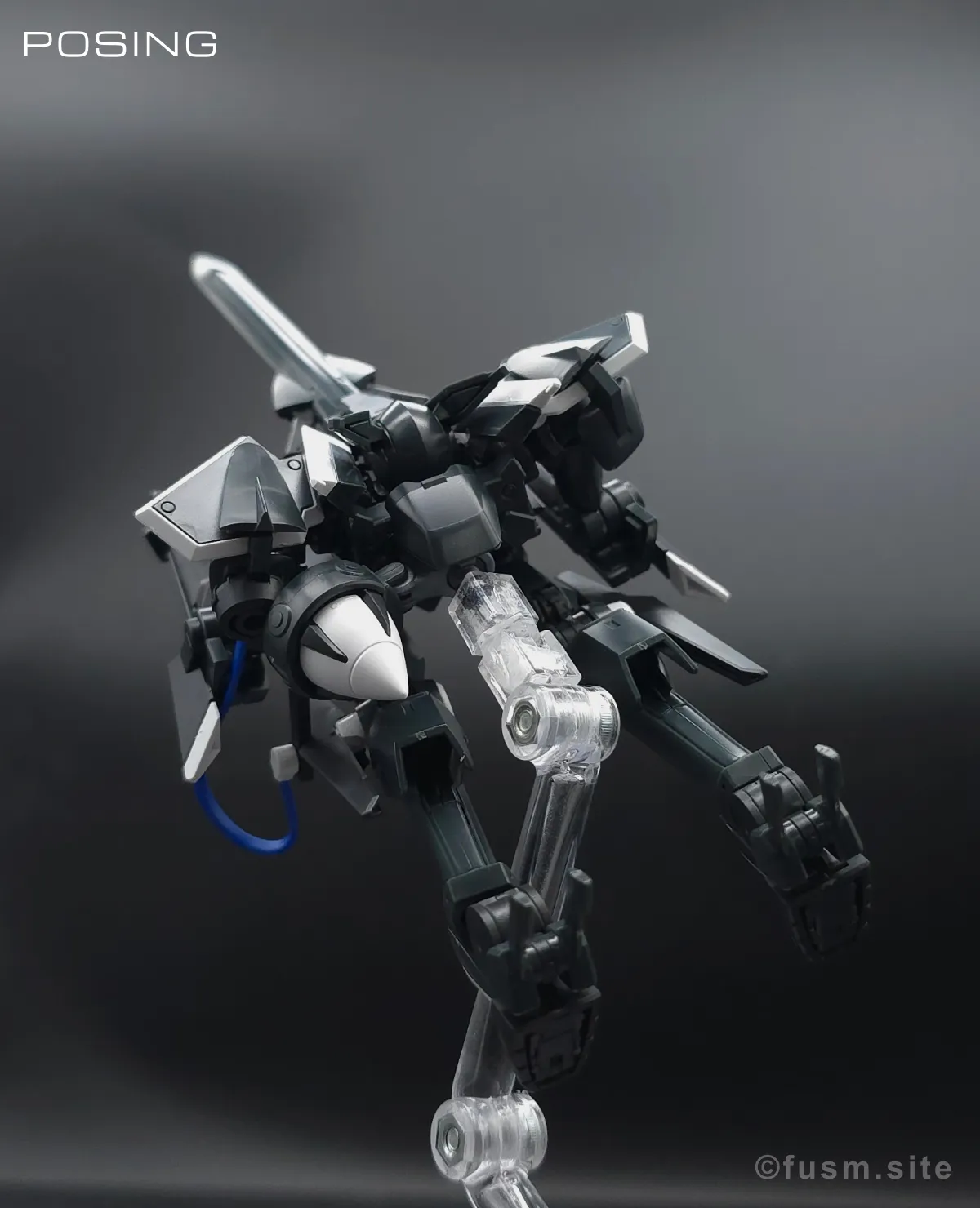 HG グラハム専用ユニオンフラッグカスタムII(GNフラッグ) レビュー ポージング 02