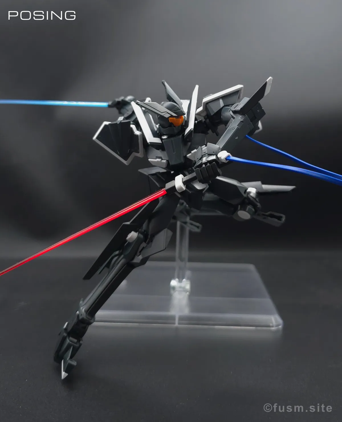 HG グラハム専用ユニオンフラッグカスタムII(GNフラッグ) レビュー ポージング 21