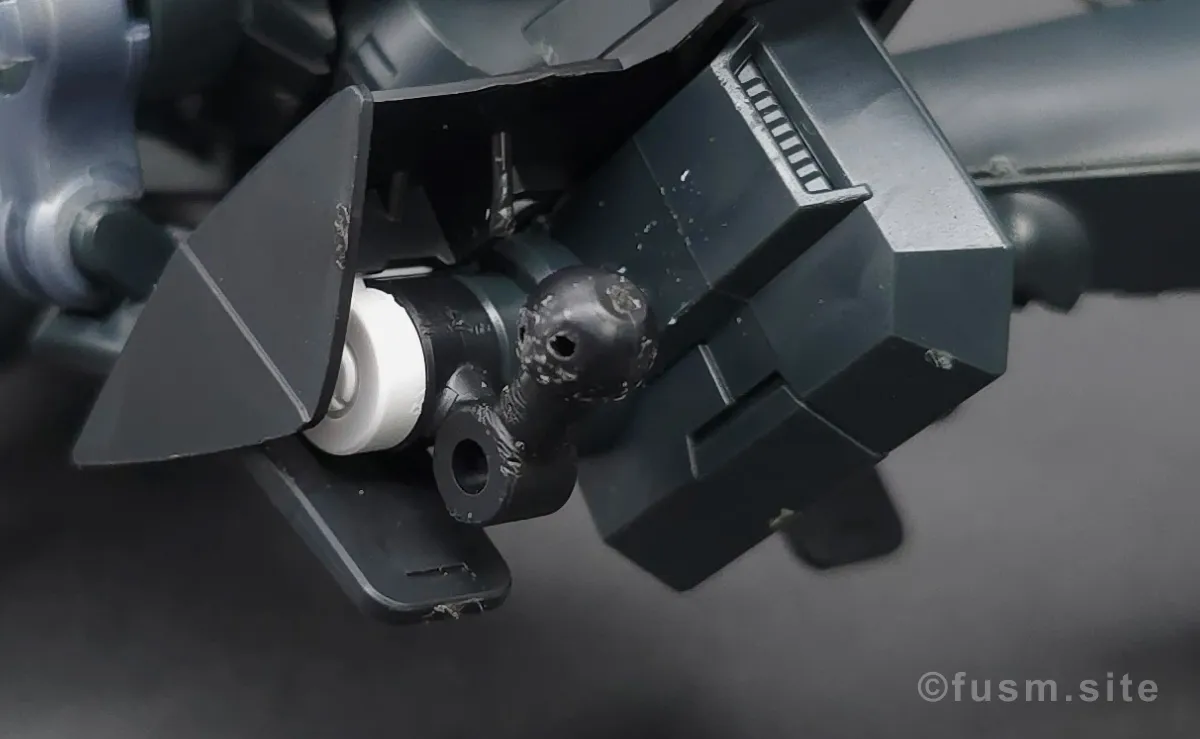 HG グラハム専用ユニオンフラッグカスタムII(GNフラッグ) レビュー 耐久力が弱い箇所 02