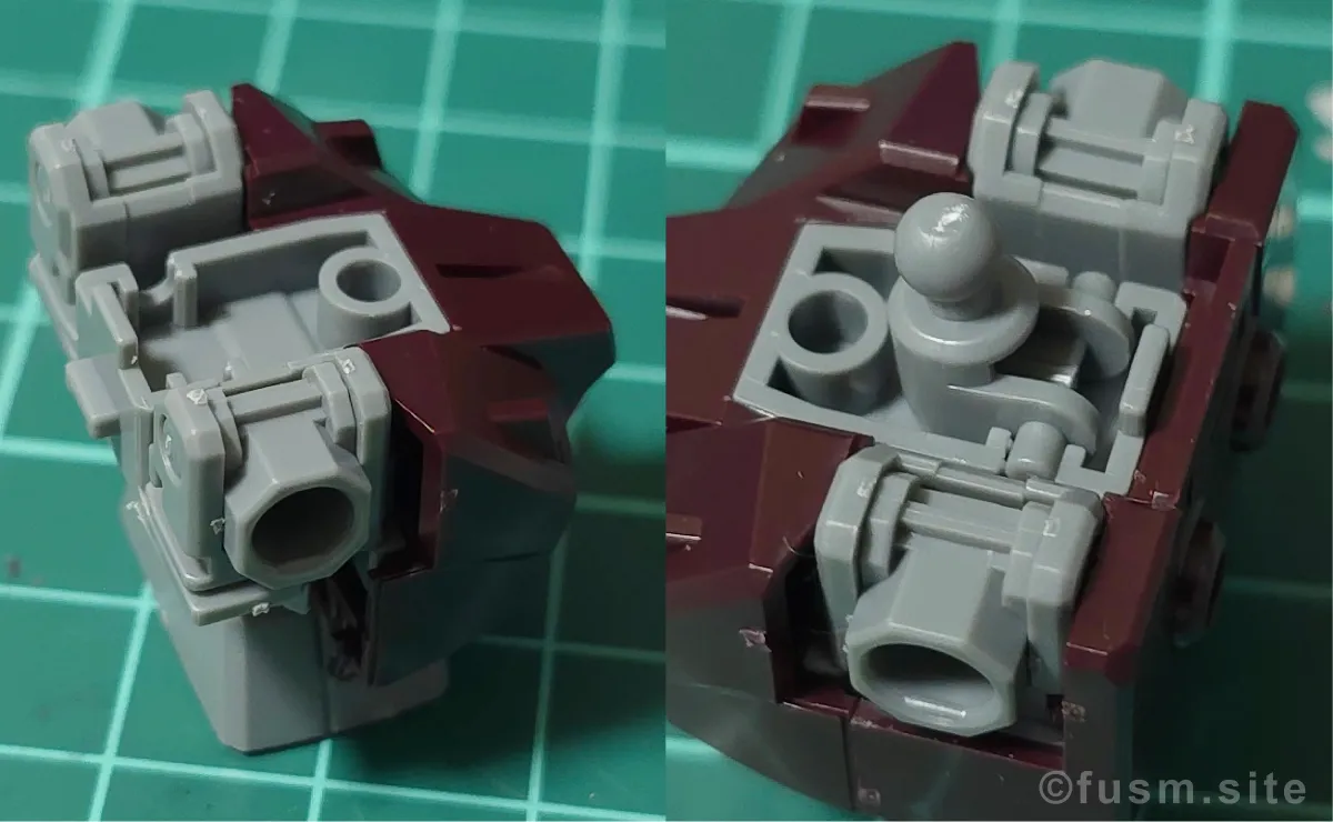 【レビュー】HGUC イフリート・シュナイド パーツ・構造・組み立て 04