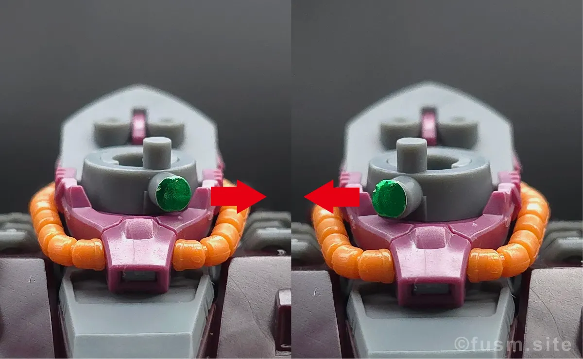 【レビュー】HGUC イフリート・シュナイド 頭部ディテール ギミック 01