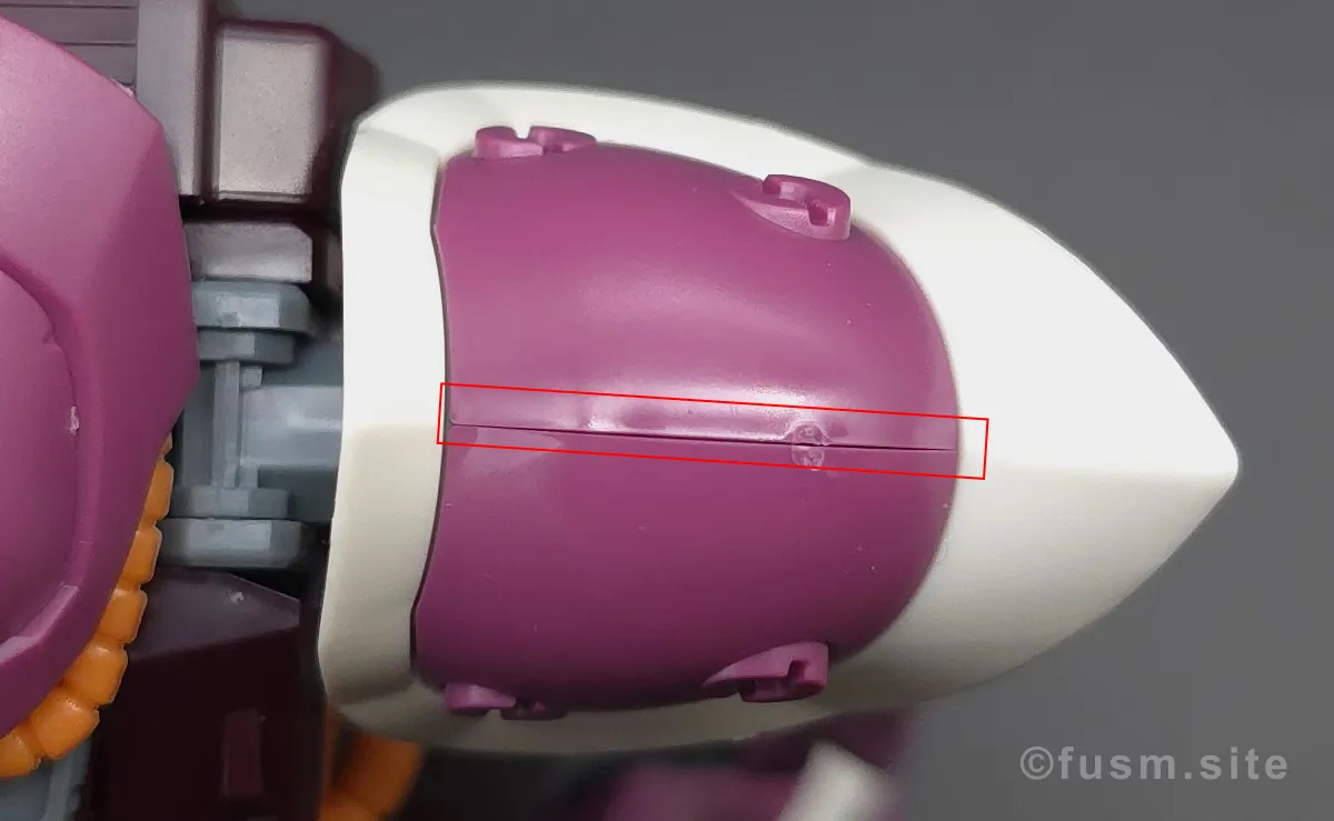 【レビュー】HGUC イフリート・シュナイド 肩ディテール 合わせ目 01