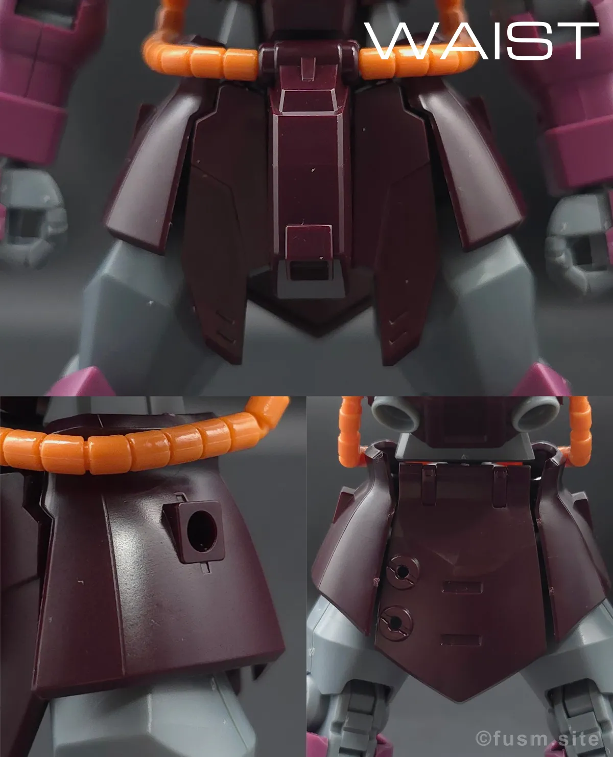 【レビュー】HGUC イフリート・シュナイド 胴体ディテール 02