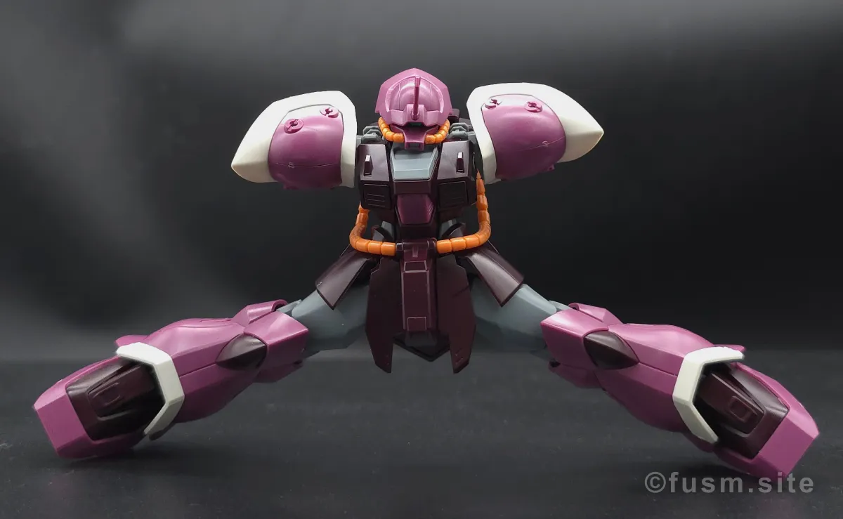 【レビュー】HGUC イフリート・シュナイド 胴体ディテール 可動域 03
