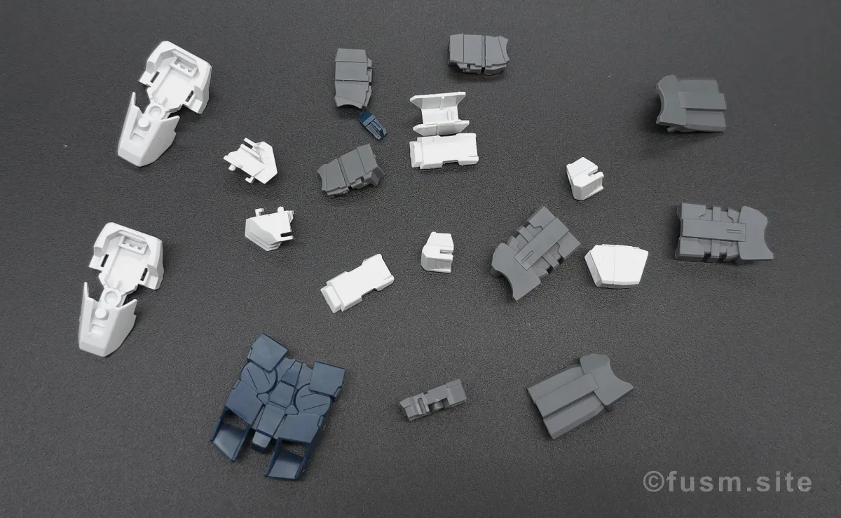 【レビュー】HGUC ナラティブガンダム C装備 パーツ・構造・組み立て 11