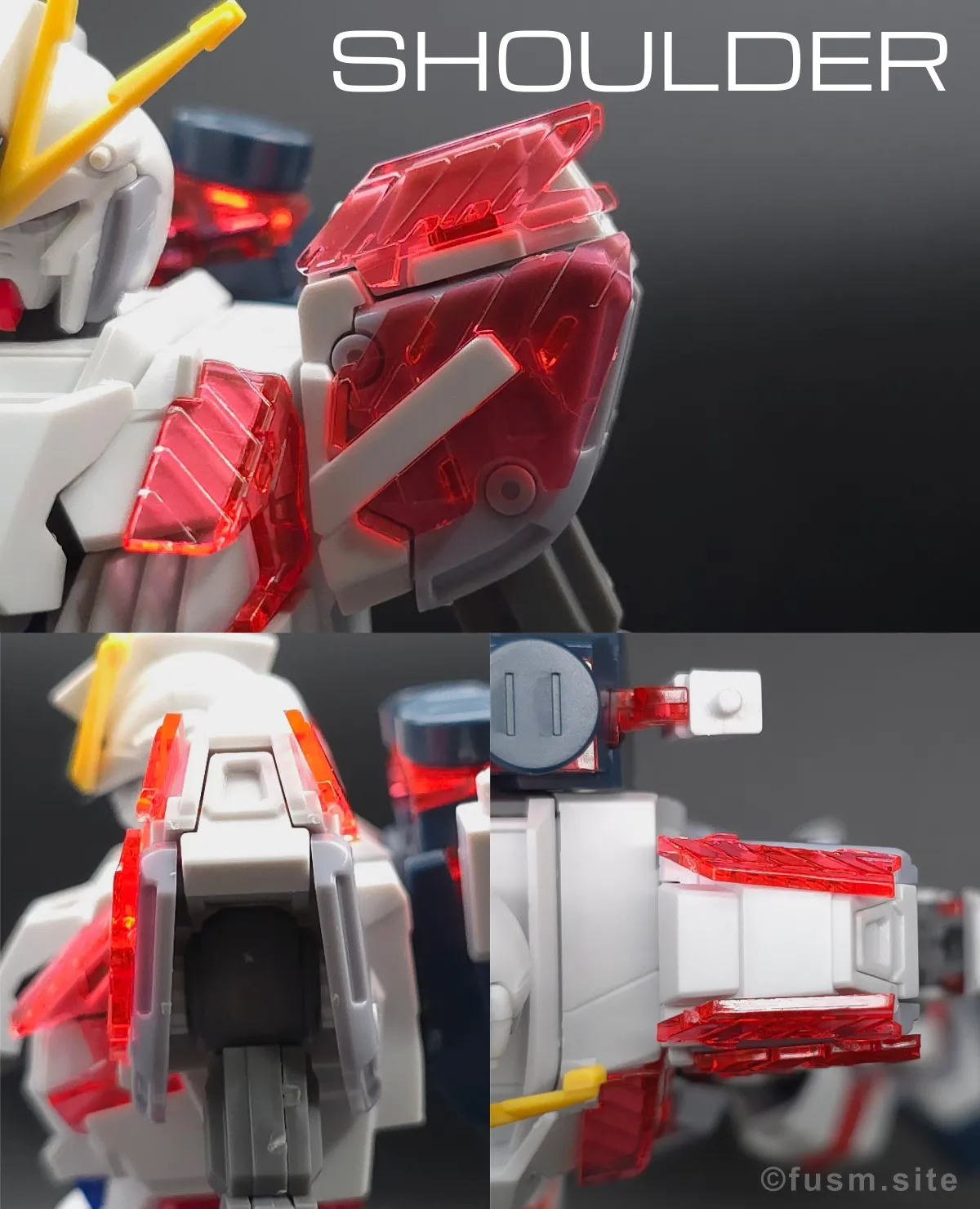 【レビュー】HGUC ナラティブガンダム C装備 肩ディテール 01