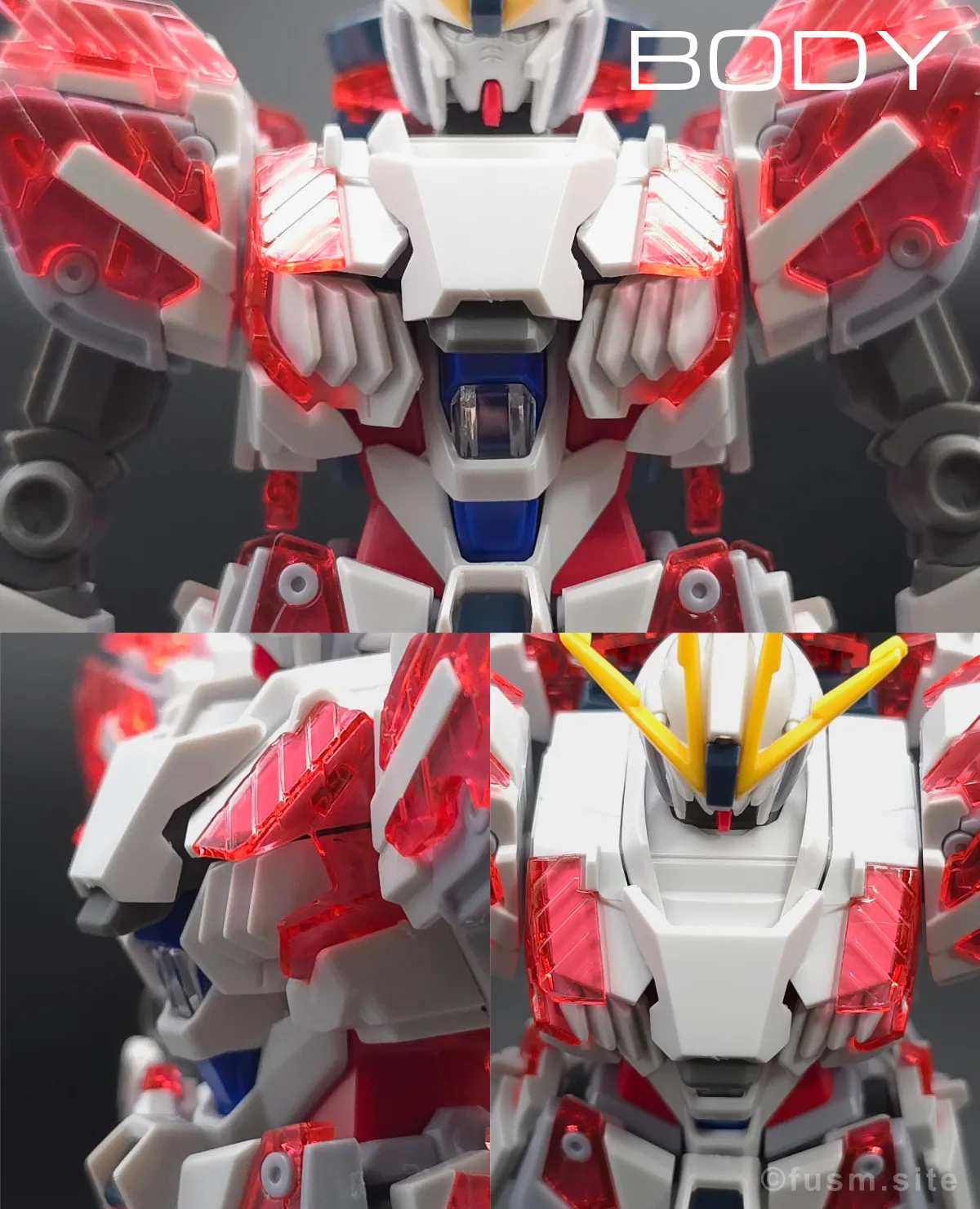【レビュー】HGUC ナラティブガンダム C装備 胴体ディテール 01