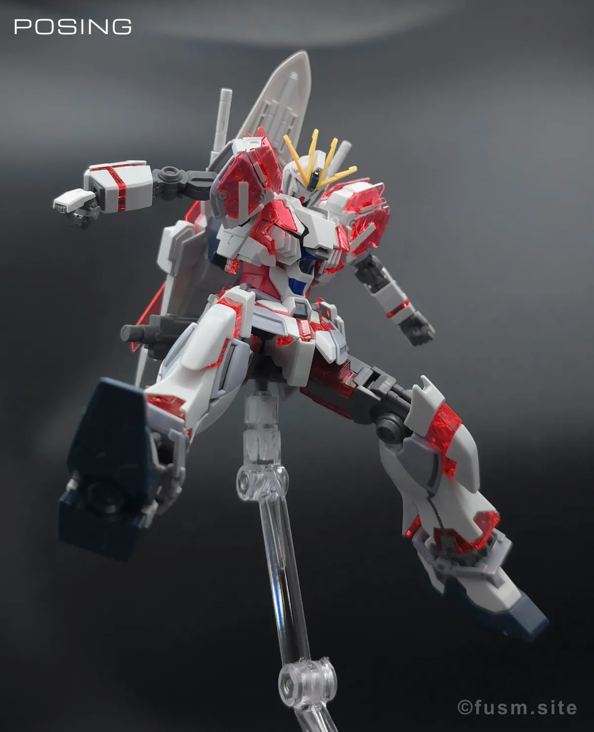 【レビュー】HGUC ナラティブガンダム C装備 ポージング 02