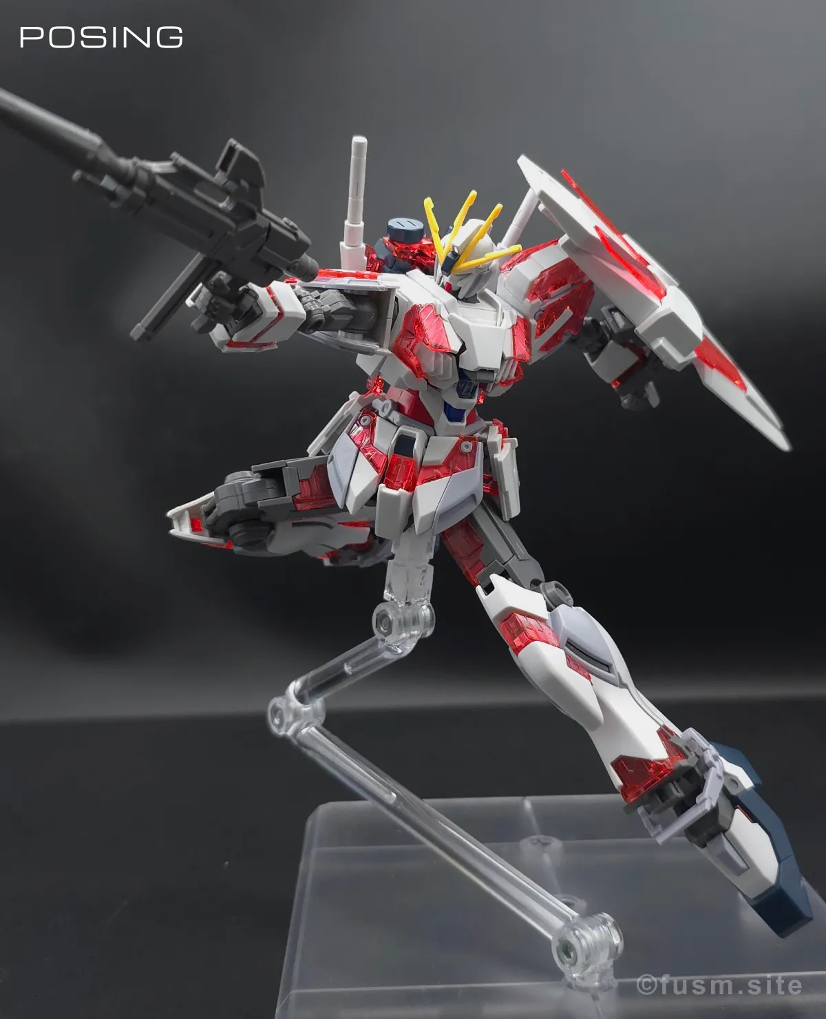【レビュー】HGUC ナラティブガンダム C装備 ポージング 03