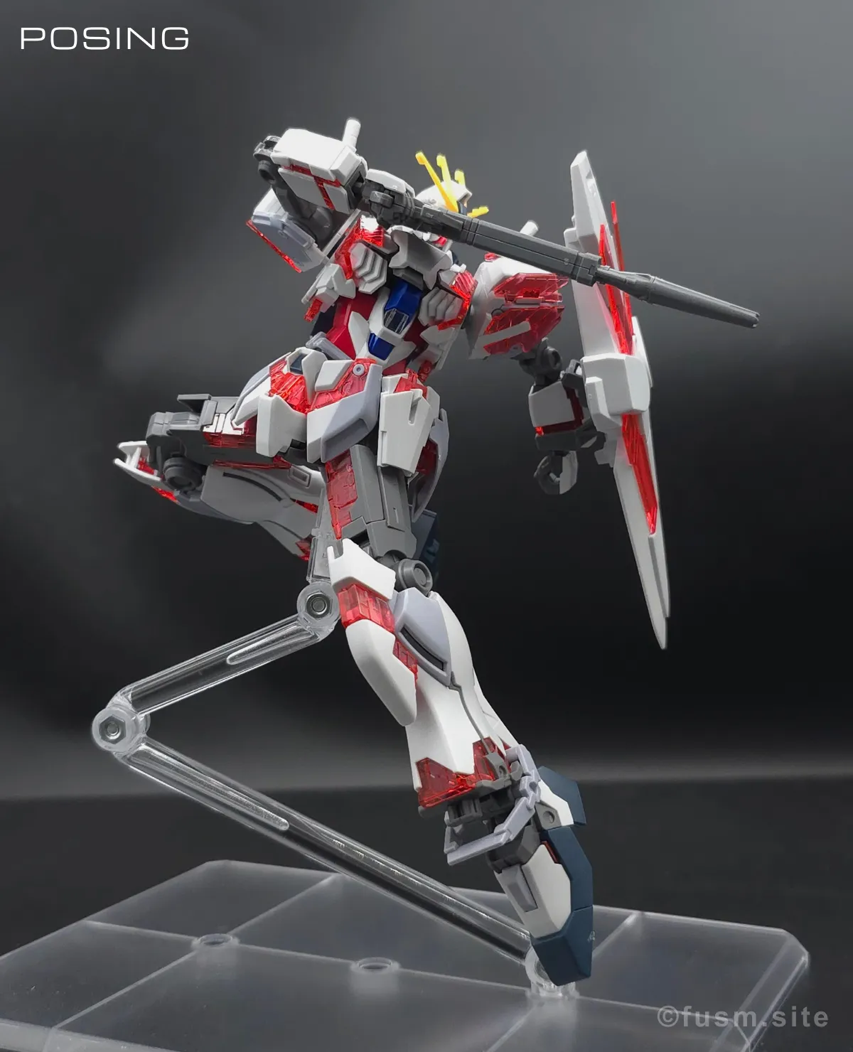 【レビュー】HGUC ナラティブガンダム C装備 ポージング 04