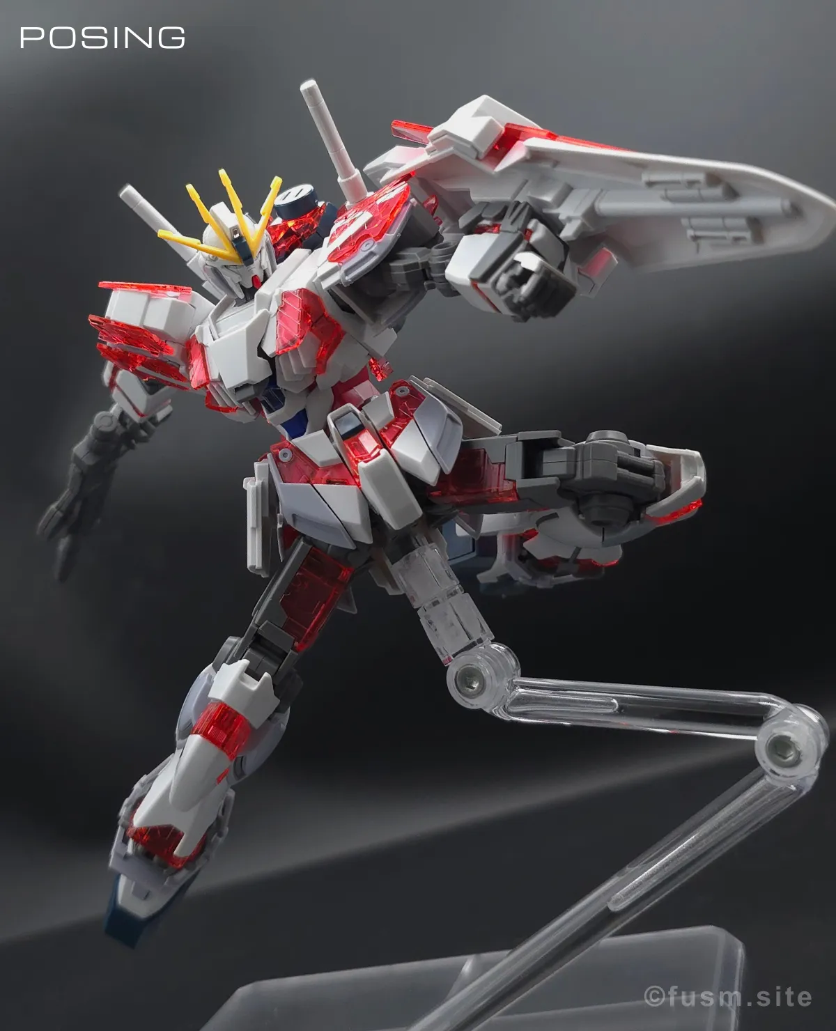 【レビュー】HGUC ナラティブガンダム C装備 ポージング 08