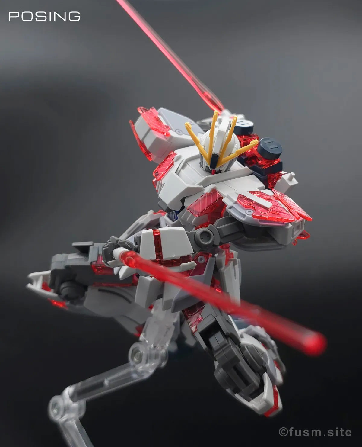 【レビュー】HGUC ナラティブガンダム C装備 ポージング 14