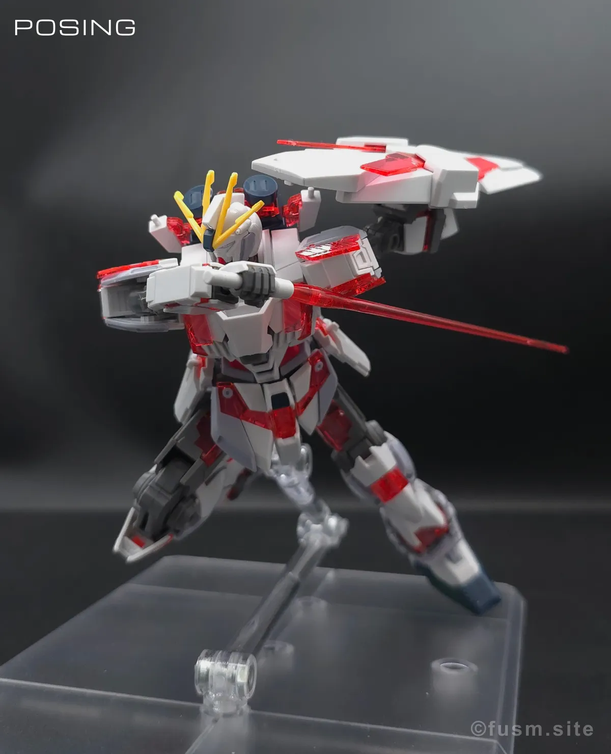 【レビュー】HGUC ナラティブガンダム C装備 ポージング 18