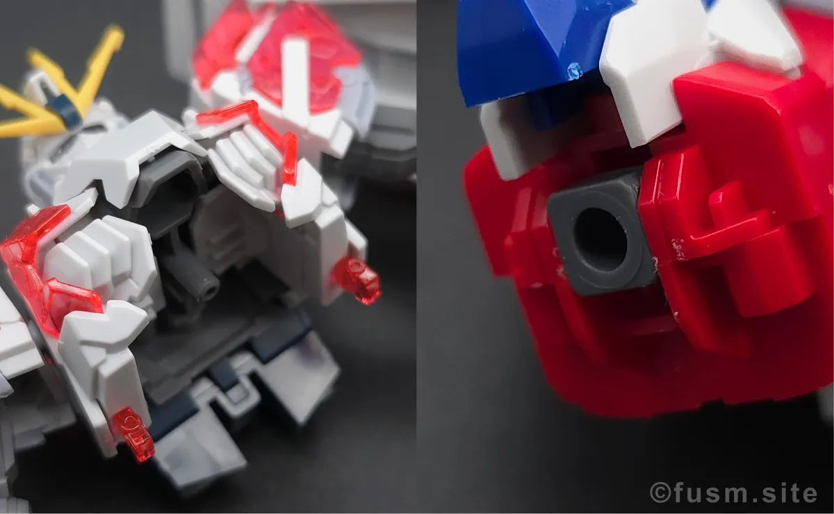 【レビュー】HGUC ナラティブガンダム C装備 耐久力が弱い箇所 01