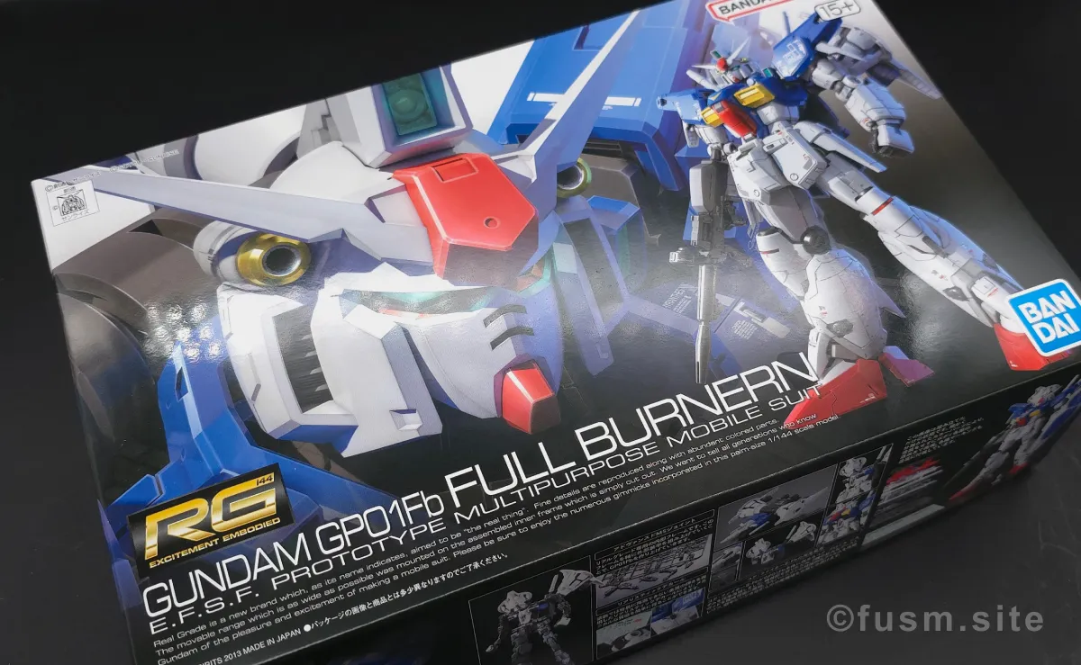 【レビュー】RG RX-78GP01Fb ガンダム試作1号機フルバーニアン パッケージ 03