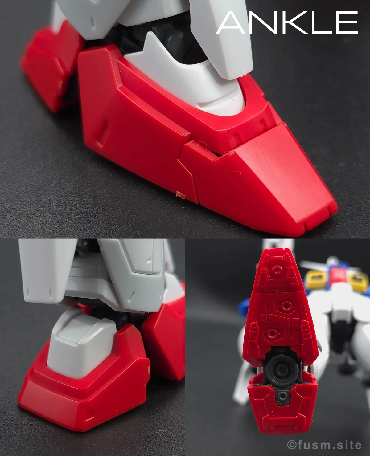 【レビュー】RG RX-78GP01Fb ガンダム試作1号機フルバーニアン 脚部ディテール 02