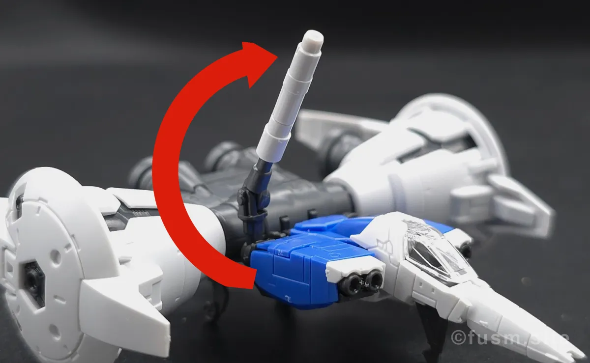 【レビュー】RG RX-78GP01Fb ガンダム試作1号機フルバーニアン バックパックレビュー 可動域 04