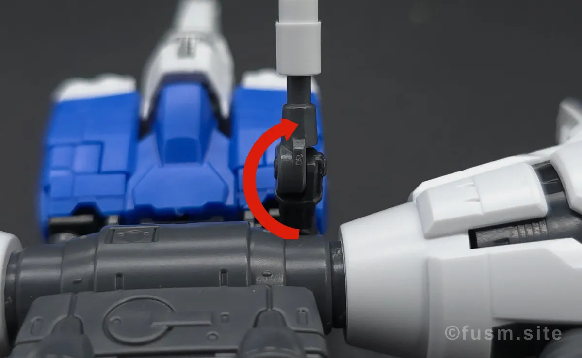【レビュー】RG RX-78GP01Fb ガンダム試作1号機フルバーニアン バックパックレビュー 可動域 05