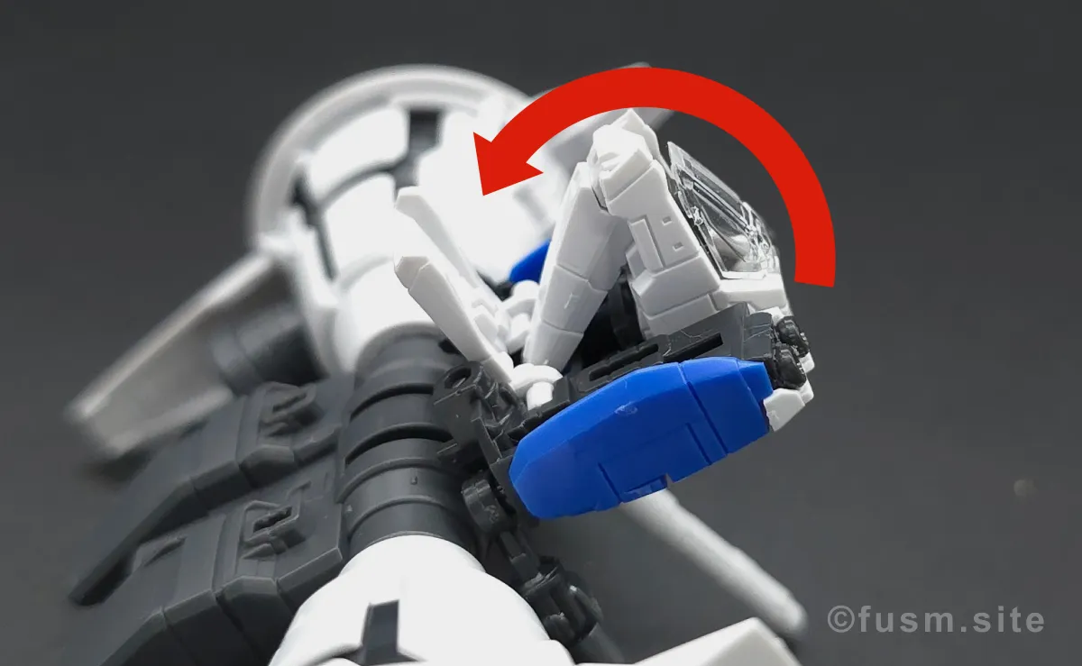 【レビュー】RG RX-78GP01Fb ガンダム試作1号機フルバーニアン バックパックレビュー 可動域 07