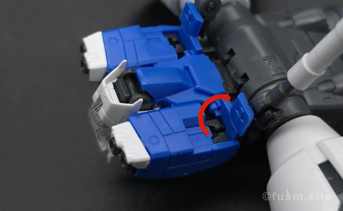 【レビュー】RG RX-78GP01Fb ガンダム試作1号機フルバーニアン バックパックレビュー 可動域 08